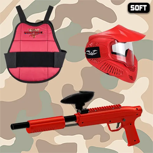 Paintball Set Soft - met vest