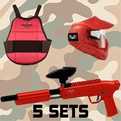 5 Paintball Sets