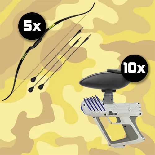 Archery Tag & Gel Blaster Bundel
