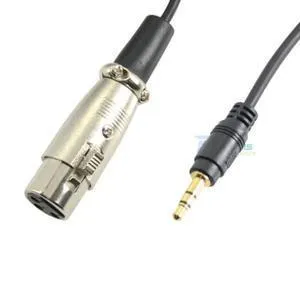 XLR Cable Female to 1/8 jack