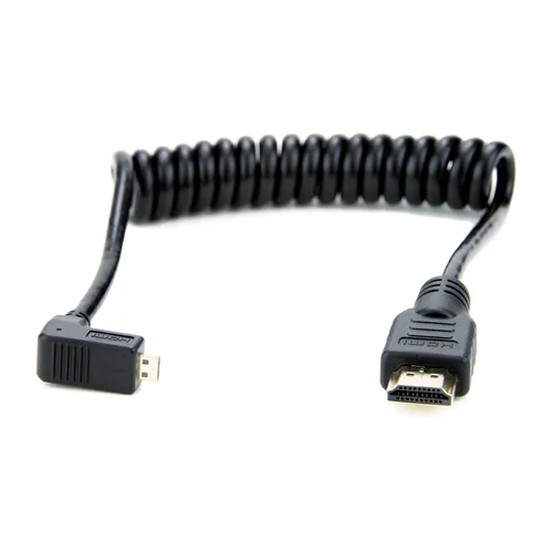 MICRO HDMI to HDMI Coiled Cable  