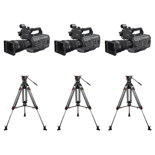 Ensemble FX9 avec lentilles et trépieds