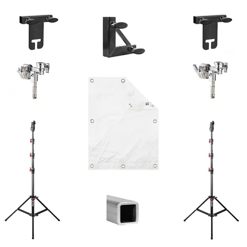 Ensemble 8 x 8 avec toile au choix