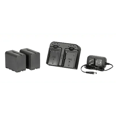 ikan DV-DUAL-S970 DV Camera Battery Kit with 2x NP-F970 Li-ion Batteries and Dual Battery Charger
