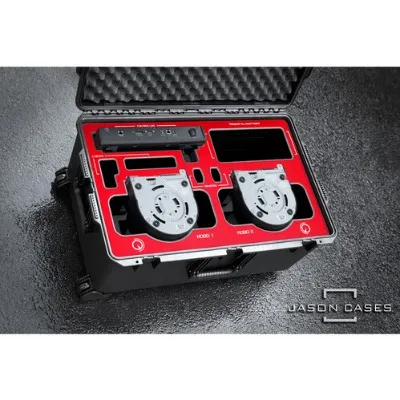 Jason Cases Dual Canon CR-N500 Cameras and IP100 Controller Case