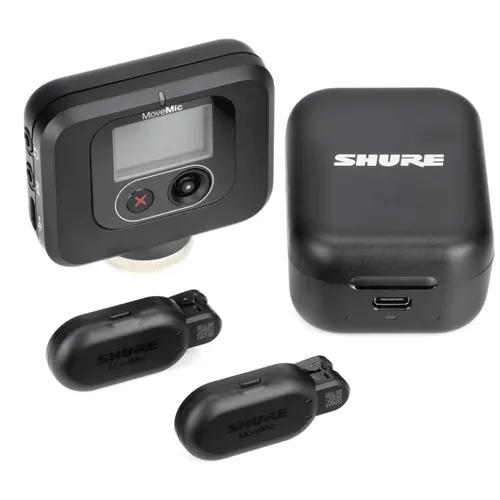 Shure MoveMic Two Wireless Lavalier Microphone Receiver Kit