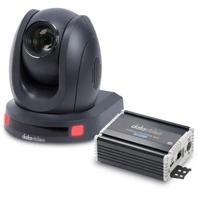 Datavideo PTC-140TH 2.07MP HDBaseT PTZ Camera with HBT-11 Receiver, 20x Optical Zoom, 60 fps, PoE