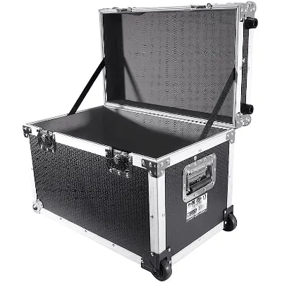 ProX Roll-away Utility Case W-Retractable Handle and Low-Profile Recessed Wheels