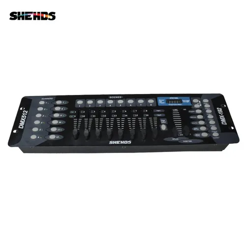 Shehds DMX Lighting Console 512-channel Stage Light Controller in Road Case