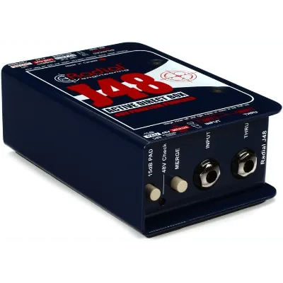 Radial J48 1-channel Active 48v Direct Box