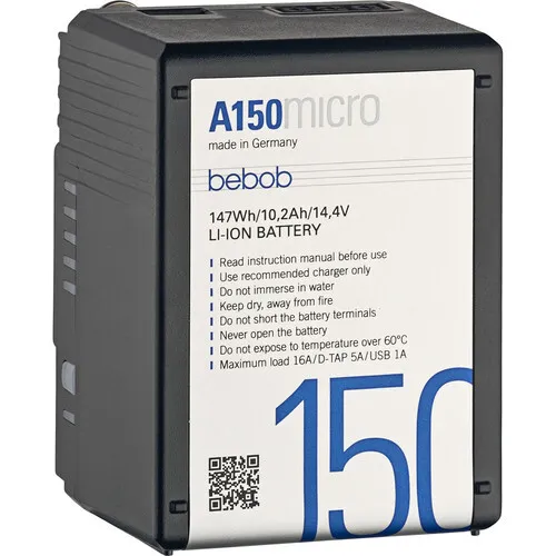 bebob A150MICRO Gold Mount Battery