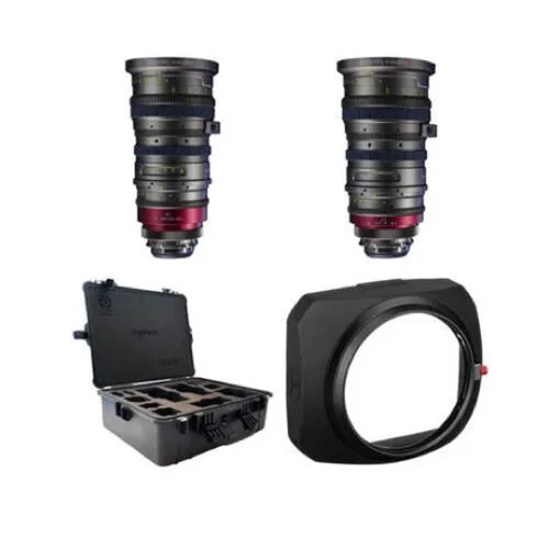 Angenieux S35 EZ-1 & EZ-2 Zoom Lens Kit with Hard Case