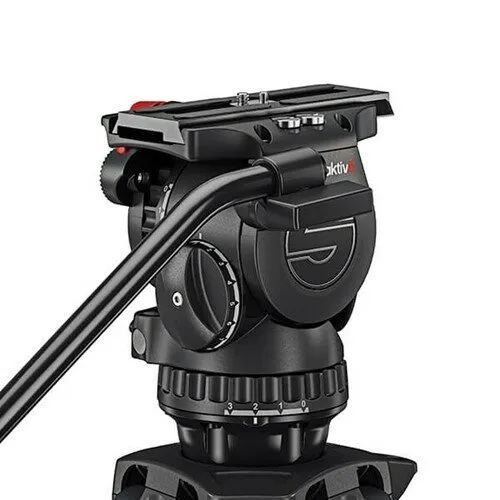 Sachtler Activ6 75mm Tripod Head (w/plate & pan handle)