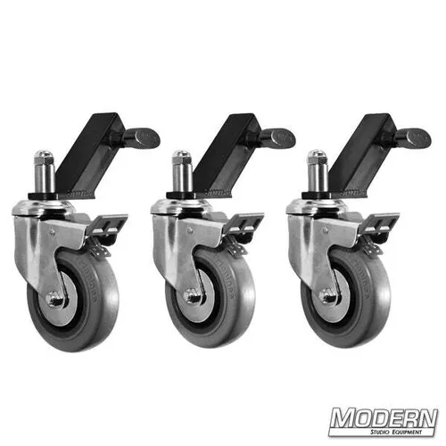 Modern Studio Combo Stand Wheels (set of 3)
