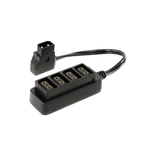 D-Tap Male to 4x D-Tap Female Splitter Cable