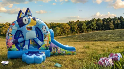 Blue Pup Backyard Bounce