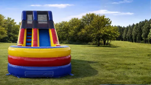 Red Rocket Splash Slide