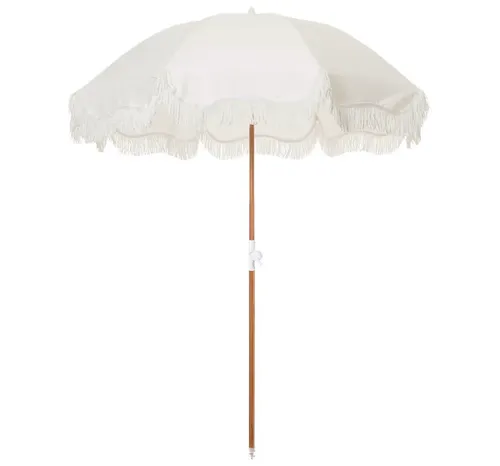 Luxe White Umbrella  (5 foot)