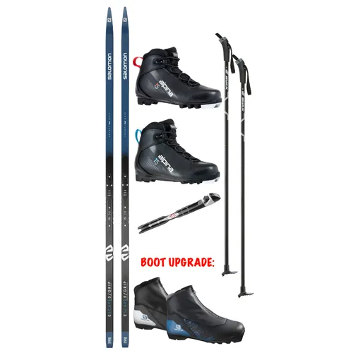 X-Country Ski Package- Shoe Size 9/ Wmns 10