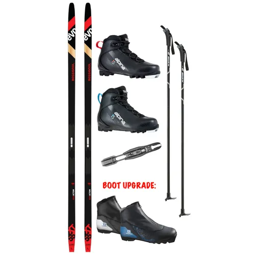 X-Country Ski Package- Shoe Size 6/ Wmns 7