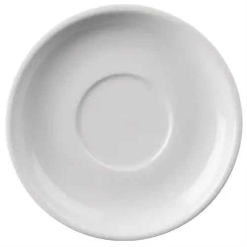 White Coffee Cup Saucer