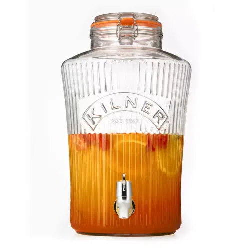 Glass Clip Top Drinks Dispenser