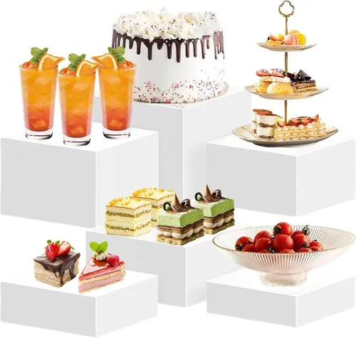 Buffet Risers (6pc) -  Acrylic - sizes (5
