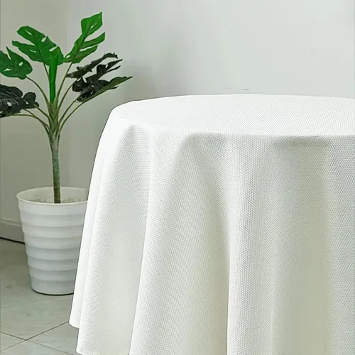 Nappe ronde blanche 300cm