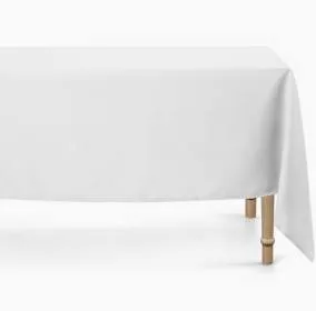Nappe rectangulaire blanche 300cm