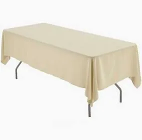 Nappe rectangulaire ivoire 300cm