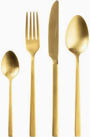 Lot de 4 couverts or