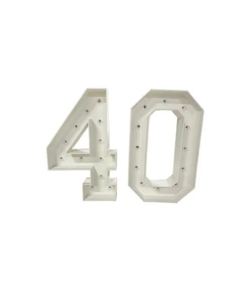 Chiffres lumineux 100cm