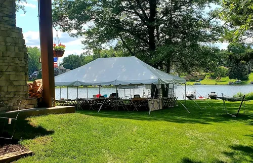 20 X 30 WHITE POLE TENT PACKAGE