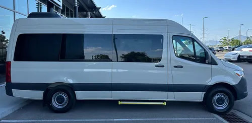 2024 HO Mercedes 15 Passenger Sprinter Van Tan