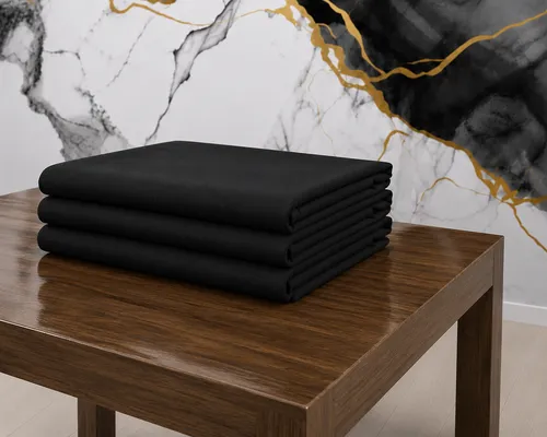 Fitted Black Tablecloths