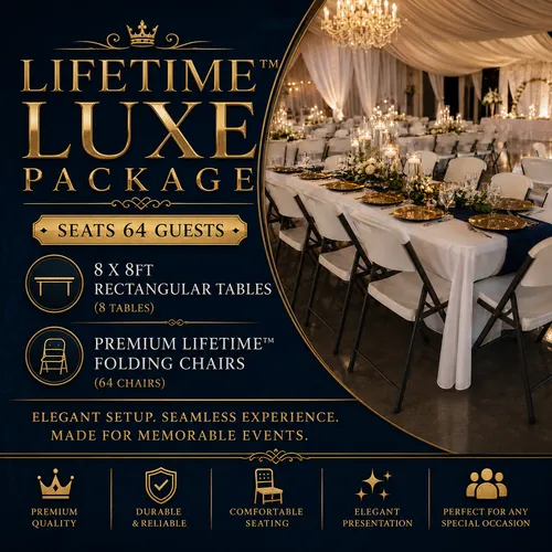 The Lifetime™ Luxe Package - Seats 64 Guests