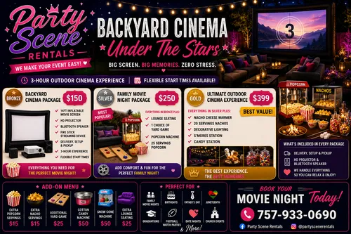 Bronze Movie Night Package