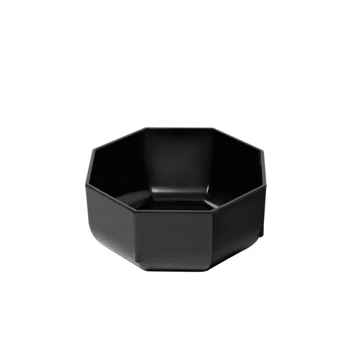 Black Octogonal Arcoroc Bowl , Small