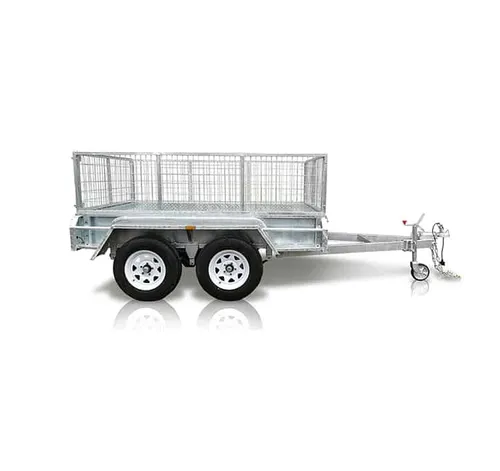 8 X 5 Caged Tandem Trailer