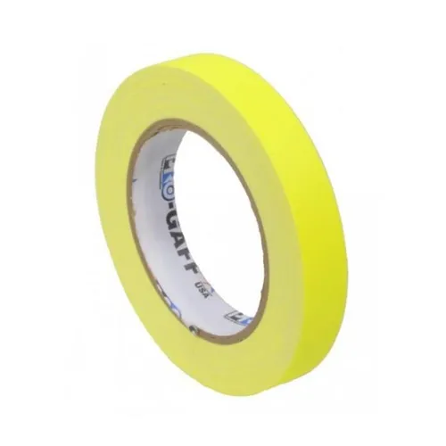 Pro-Gaff neon gaffa tape 19mm x 22,8m Geel
