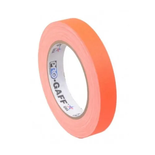 Pro-Gaff neon gaffa tape 19mm x 22,8m Oranje