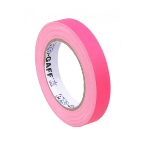 Pro-Gaff neon gaffa tape 19mm x 22,8m Roze