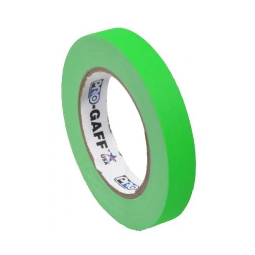 Pro-Gaff neon gaffa tape 19mm x 22,8m Groen