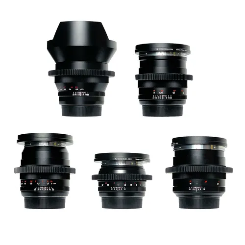 Contax Zeiss - CP.2 look 5 lens set