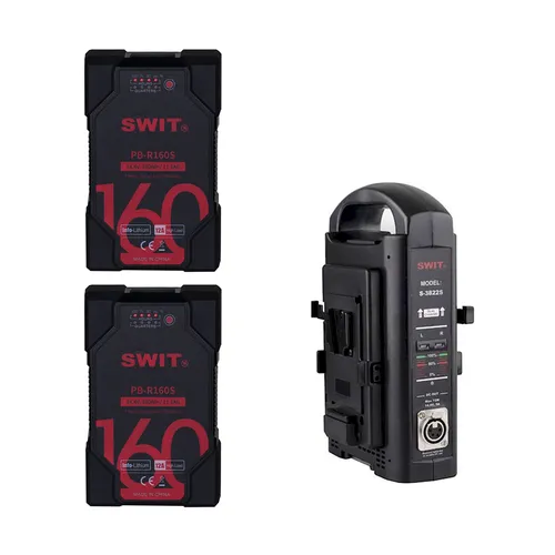 SWIT PB-R160S (2x) + SWIT charger kit