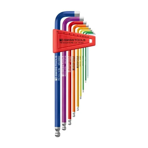 PB Swiss Tools RainBow Hex key set Metric