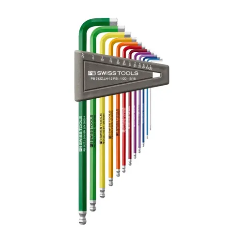 PB Swiss Tools RainBow Hex key set Imperial