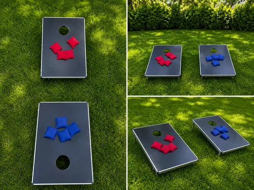 3 Game Bundle- 4-In A Row/Cornhole Set/Yard Pong