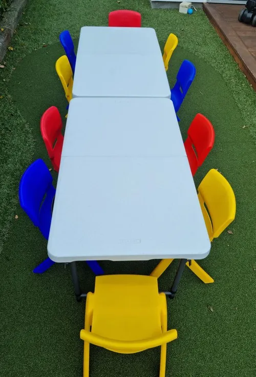 CARNIVAL COMBO TABLES AND KIDS CHAIRS