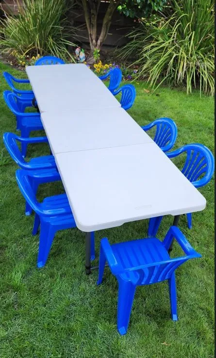 DARK BLUE COMBO TABLES & KIDS CHAIRS